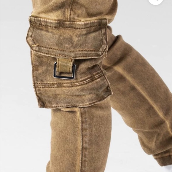 New with tag Tigers Eye Cargo  Jeans Serenede Size 6 Kids Denim . - Picture 12 of 15